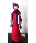 Dan Dee Collectors Choice Red Hat Society Cat Plush Stuffed Art Doll - $40.26 CAD