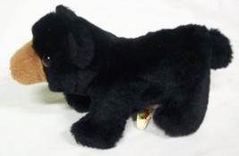 Folkmanis BLACK BEAR FINGER PUPPET 5&quot; Plush STUFFED ANIMAL Toy - $15.35