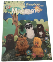 The Wild Kingdom of Macrame Pattern Animal Duck Lion Panda Bear Vintage 1970s - £11.78 GBP