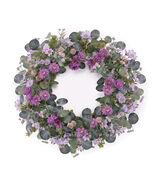 Mixed Daisy Floral and Thistle Wreath 22&quot;D - 800367 - $109.83 CAD