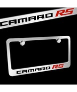 Brand New 1PCS Camaro RS Chrome Plated Brass License Plate Frame Officia... - £23.59 GBP