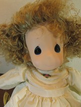 Precious Moments Collectible Doll "Lindsey " Children 14" Blonde Curly Hair - $23.04