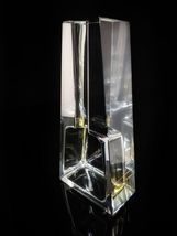Dunhill Crystal Ashtray in original wood case. Has chip on bottom edge image 13