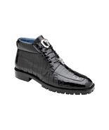 Belvedere Men's Dress Boot Gallardo Genuine Caiman Crocodile Black U02 - $849.00