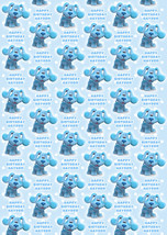 BLUES CLUES Personalised Birthday Gift Wrap - Blues Clues Personalised W... - £3.90 GBP