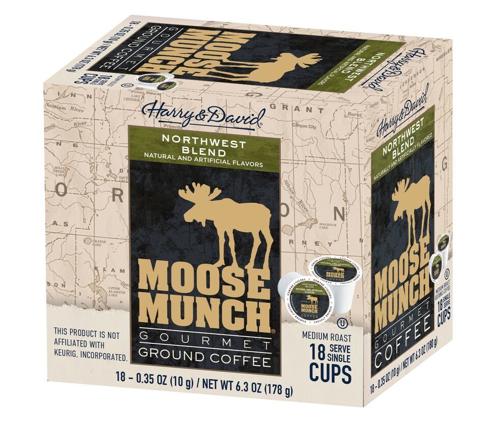 Moose Munch by Harry &amp; David, Northwest, 18 Single Serve Cups - $14.99