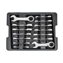 GearWrench 14 Piece 72-Tooth 12 Point Stubby Ratcheting SAE/Metric Combination W - $198.99