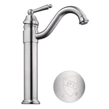 Tall 1 Handle Bathroom Faucet For Vessel Sink Basin Mixer Tap Aqt0003 - £104.49 GBP
