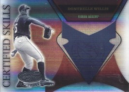 2005 Leaf Certified Materials Skills Mirror Dontrelle Willis 7 Marlins - £1.99 GBP