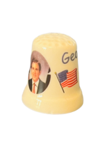 George Bush jr 43rd US President Thimble Franklin Mint Danbury figurine ... - £15.68 GBP