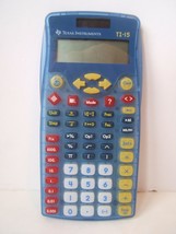 Texas Instruments TI-15 Explorer Calculator Solar Powered 10 Digit Displ... - $11.52