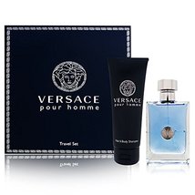 Versace Pour Homme Men Gift Set (Eau De Toilette Spray, Hair and Body Shampoo) image 2