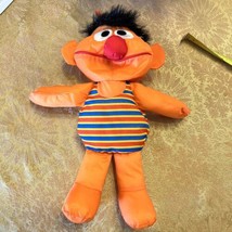 Vtg 90s Ernie Water Pals Playskool Sesame Street Bath Toy Plush Nylon Lo... - $13.81