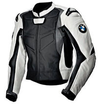BMW Leather Jacket Men Biker Racing Jacket Motorbike/Motorcycle Jackets MOTOGP  - £136.30 GBP