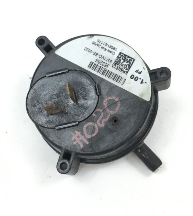 York Luxair Furnace Air Pressure Switch 363256 9371VO-BS-0023 -1.00 used... - $23.38