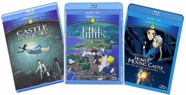 Disney Studio Ghibli (Blu-ray + DVD) 3 movie Collection, NEW Factory Sealed - £39.21 GBP