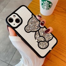 Cute Korean Glitter Leather Soft Case For iPhone 14 Pro Max 14 Plus 13 12 11 XS  - £5.79 GBP