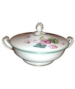 Noritake 5035 Lidded Vegetable Serving Bowl Cyclamen Fine China VTG RARE - $944.61 MXN