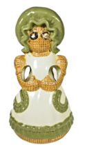 Vintage Gingerbread Woman Wooden Spoon Utensil Caddy Holder (Kitchenware) - $27.55