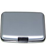 2 Aluminum Hard Case for Men &amp; Women Credit Cards Wallet Colors Black &amp; ... - €6,01 EUR