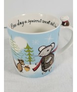 Starbucks 2010 Huxley Mouse Squirrel Holiday Coffee Mug Tea Cup 8 oz Bon... - $24.45 CAD