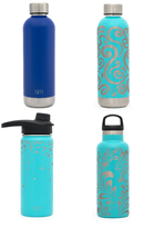 Simple Modern - Insulated Stainless Steel - Water Bottle -Engraved Patterns - £5.04 GBP