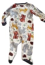 Gerber Baby Sleeper Lot 0-3 Months Footed Zipper Roar Lion Animal Unisex image 7