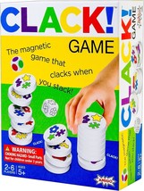 Games AMI18002 CLACK Kids Magnetic Stacking Game with 36 Magnets Multicolor - £30.07 GBP