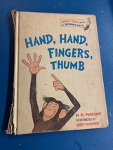 Vintage Dr. Suess book club edition 1969 Hand Hand Fingers Thumb First Edition - £15.97 GBP