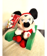 Disney  Christmas Minnie Mouse Animated Musical Light Up Rocking Sled - $24.99