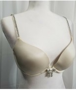 Very Sexy Nude Rhinstone Bling Push-Up Bra By: Victoria&#39;s Secret Size: 36C - $19.79
