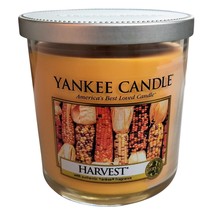 Yankee Candle HARVEST Glass Jar Tumbler 7 oz Medium Metal Lid Pumpkin NEW Unlit - £15.31 GBP