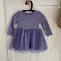 Old Navy Girls Long Sleeve Purple Tutu Dress 12-18 Months NWT - £9.20 GBP