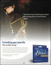 Firewind Gus G. Elixir Electric Guitar Strings advertisement 8 x 11 ad print - £3.39 GBP