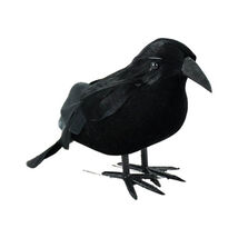 1PC Halloween Black Crow Animal Model Bird Decoration For Party Raven Pr... - $14.16
