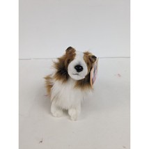 Vintage Golden Books Lassie Collie Dog With Tags Stuffed Animal 6&quot; - £19.50 GBP