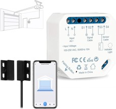 Loratap Smart Wifi Garage Door Opener Controller, Works With, No Hub Req... - $38.99