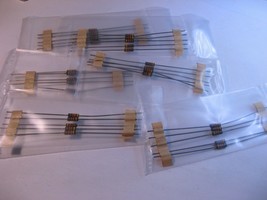 35 Pack Ohmite Resistor 43000 Ohm 43K 1/4W 5% Carbon Composition - NOS - $6.64
