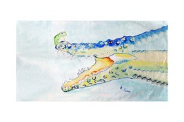 Betsy Drake Crocodile &amp; Frog Beach Towel - £47.36 GBP