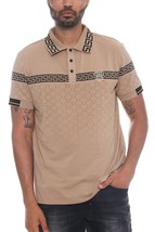 Men&#39;s Khaki Polo Button Down Shirt (S) - $37.62