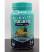 Rite Aid Glucose Tablets, Tropical Fruit, 50 Tablets, Gluten &amp; Fat Free - £12.66 GBP