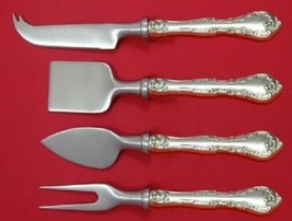 Alencon Lace by Gorham Sterling Silver Cheese Serving Set HHWS 4pc Custom - £225.35 GBP