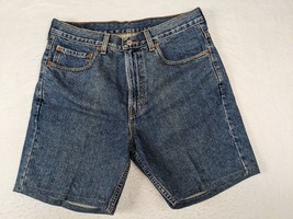 Levis 505 Mens Regular Fit Denim Shorts W33 100% Cotton - $19.68