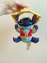 Disney Stitch parachutist Plush Doll Figure and hang show. very cute, rare item. - £22.84 GBP