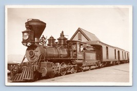 RPPC Lake Tahoe Railway &amp; Transportation Locomotive Train #1 UNP Postcard G16 - £155.79 GBP