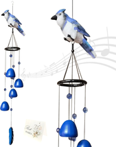 Mothers Day Gifts for Mom Wife, Blue Jay Wind Chimes for Outside, Wind Chimes Ou - £22.98 GBP