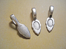 10 Jewelry Bails Antique Silver Tone Glue On Bail Findings for Tiles Pen... - $6.93