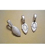 10 Jewelry Bails Antique Silver Tone Glue On Bail Findings for Tiles Pen... - $9.55 CAD