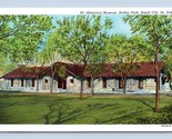 Haley Park Historical Museo Rapido Città South Dakota SD Unp Lino Cartol... - $3.03