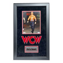 Chris Benoit Autographed 8x10 Photo Collage Framed JSA COA Signed WCW WWE WWF - £932.56 GBP